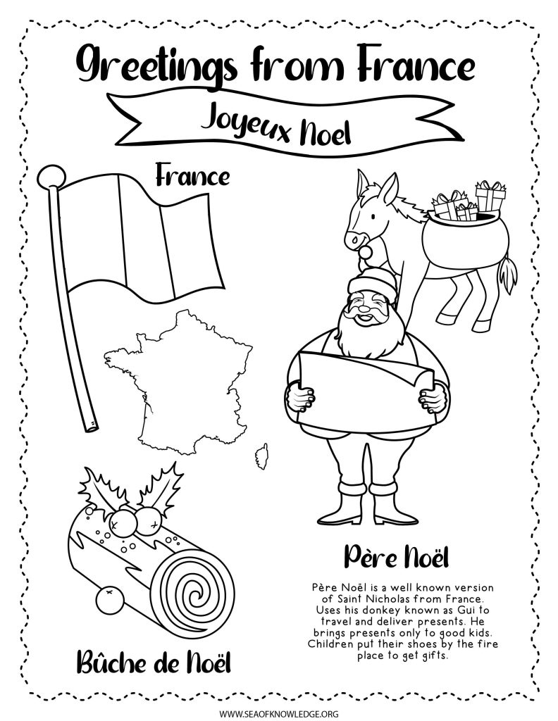 Christmas Around The World Book [Bonus Coloring Pages within Printable Worksheets Free Printable Christmas Around The World Coloring Pages