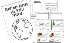 Christmas Around The World For Kids Activities -- Homeschooling throughout Free Printable Christmas Around The World Worksheets