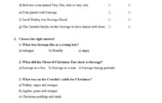 Christmas Carol : English Esl Worksheets Pdf &amp; Doc in A Christmas Carol Worksheets Answers