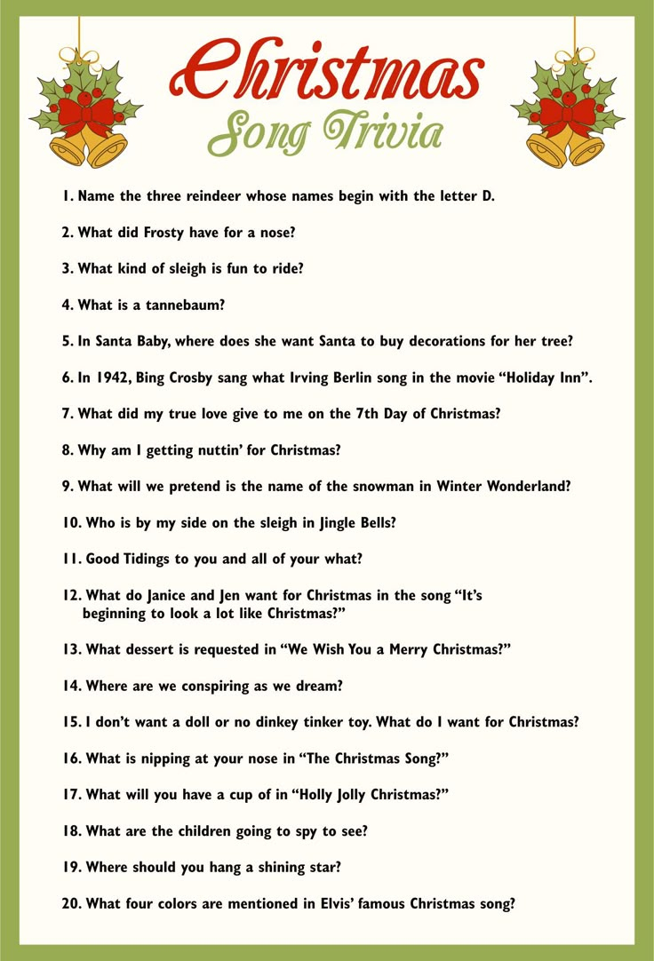 Christmas Carol Trivia - 15 Free Pdf Printables | Printablee pertaining to Christmas Carol Trivia Worksheets