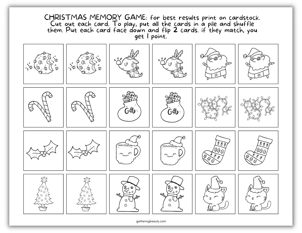 Christmas Coloring Activities For Kids - Free Printable with regard to A Christmas Memory Worksheets Answers
