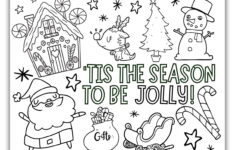 Christmas Coloring Activities For Kids - Free Printable with regard to Christmas Coloring Worksheets Free