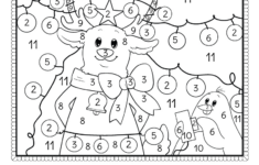 Christmas Colornumber Worksheet - Free Printable, Digital, &amp; Pdf within Christmas Colour by Numbers Maths Worksheets