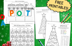 Christmas Cvc Worksheets For Kindergarten - Free Printables intended for Christmas Cvc Words Worksheets