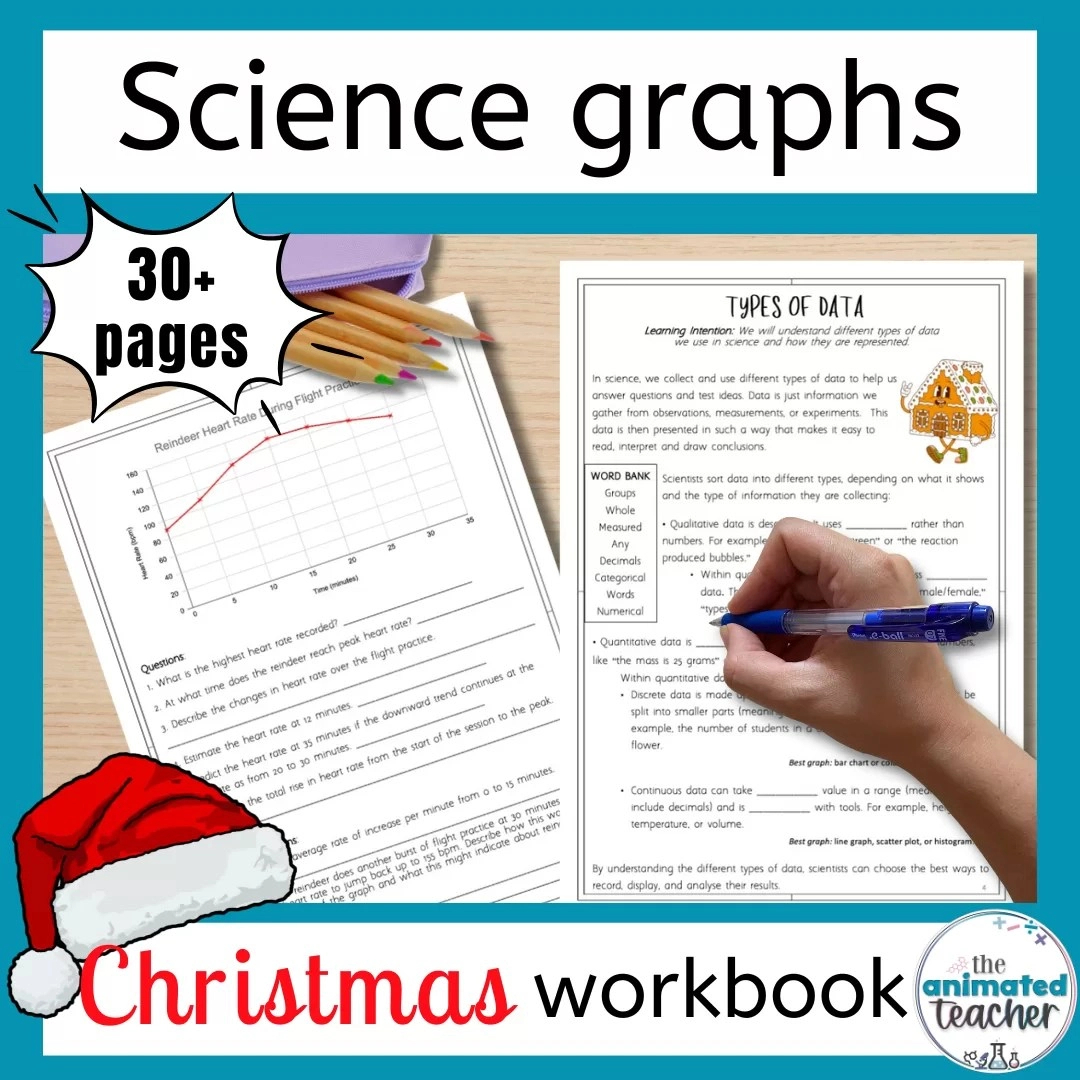 Christmas Graphing Worksheets Middle School Science Booklet with A Lonely Christmas Chemistry Worksheets Answer Key