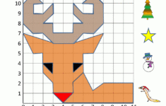 Christmas Math 5Th Grade Worksheets for Free Printable Christmas Coordinates Worksheets