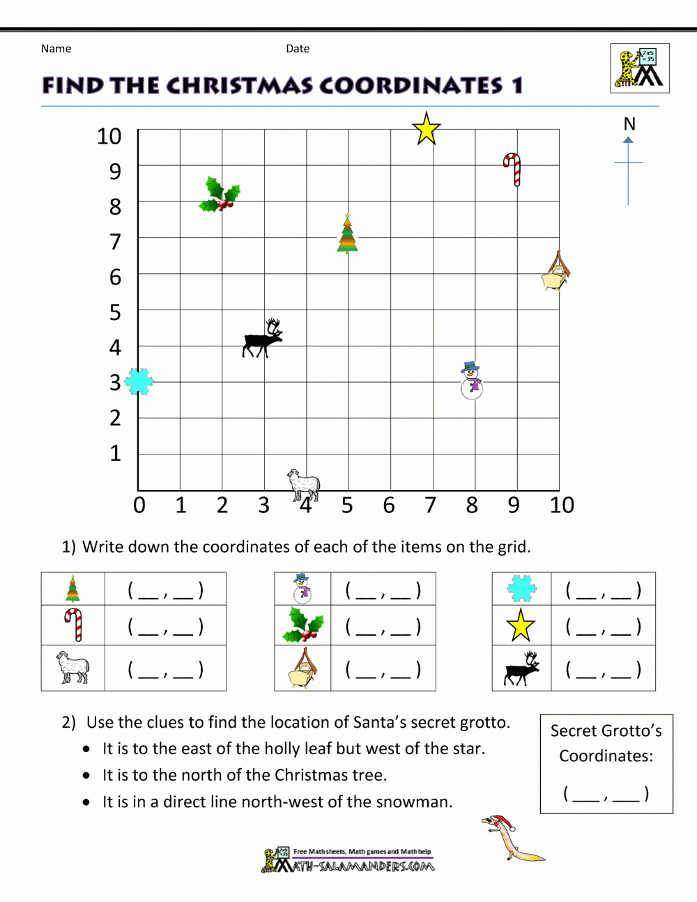 Christmas Math Activities in Christmas Maths Year 6 Worksheets