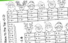 Christmas Math Games Addition And Subtraction Fact Fluency For 2Nd with Free Christmas Math Worksheets 2nd Grade