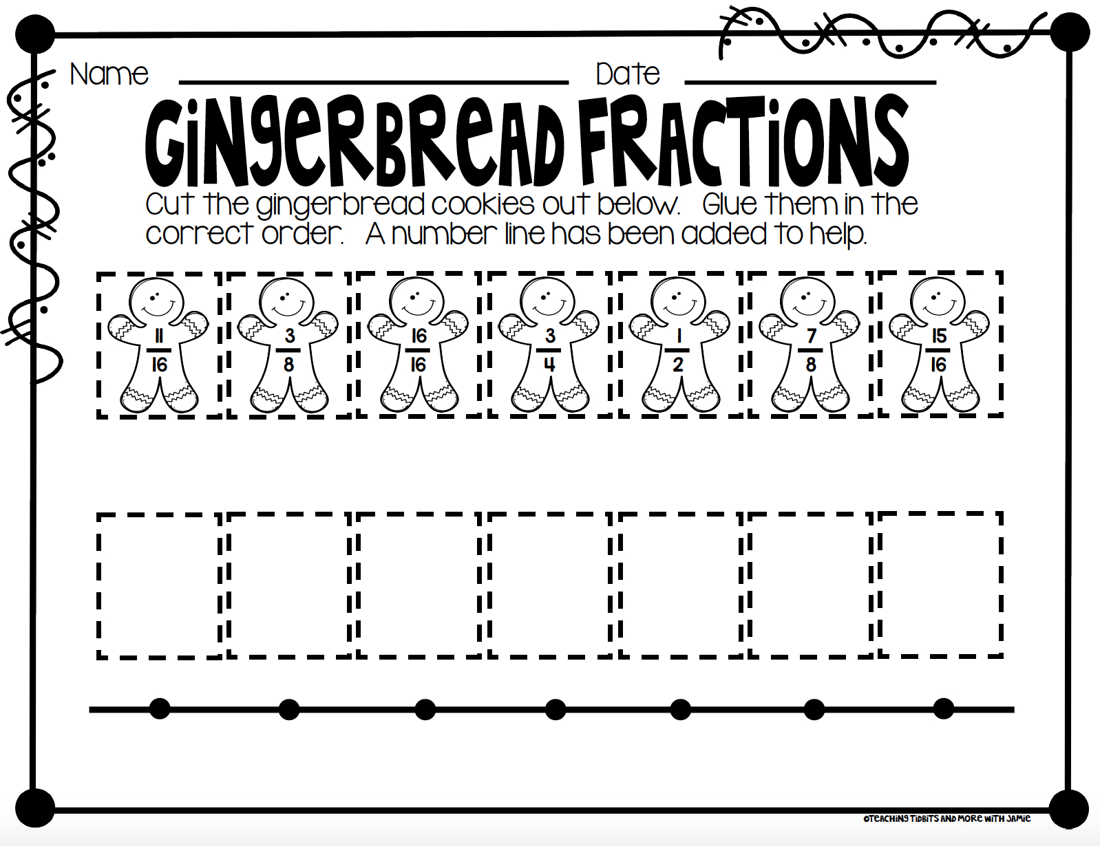 Christmas Math Printables - Worksheets Library pertaining to Christmas Fraction Worksheets Free