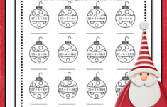 Christmas Math Worksheets | Christmas Multiplication And Division in Christmas Math Worksheets For 4th Grade