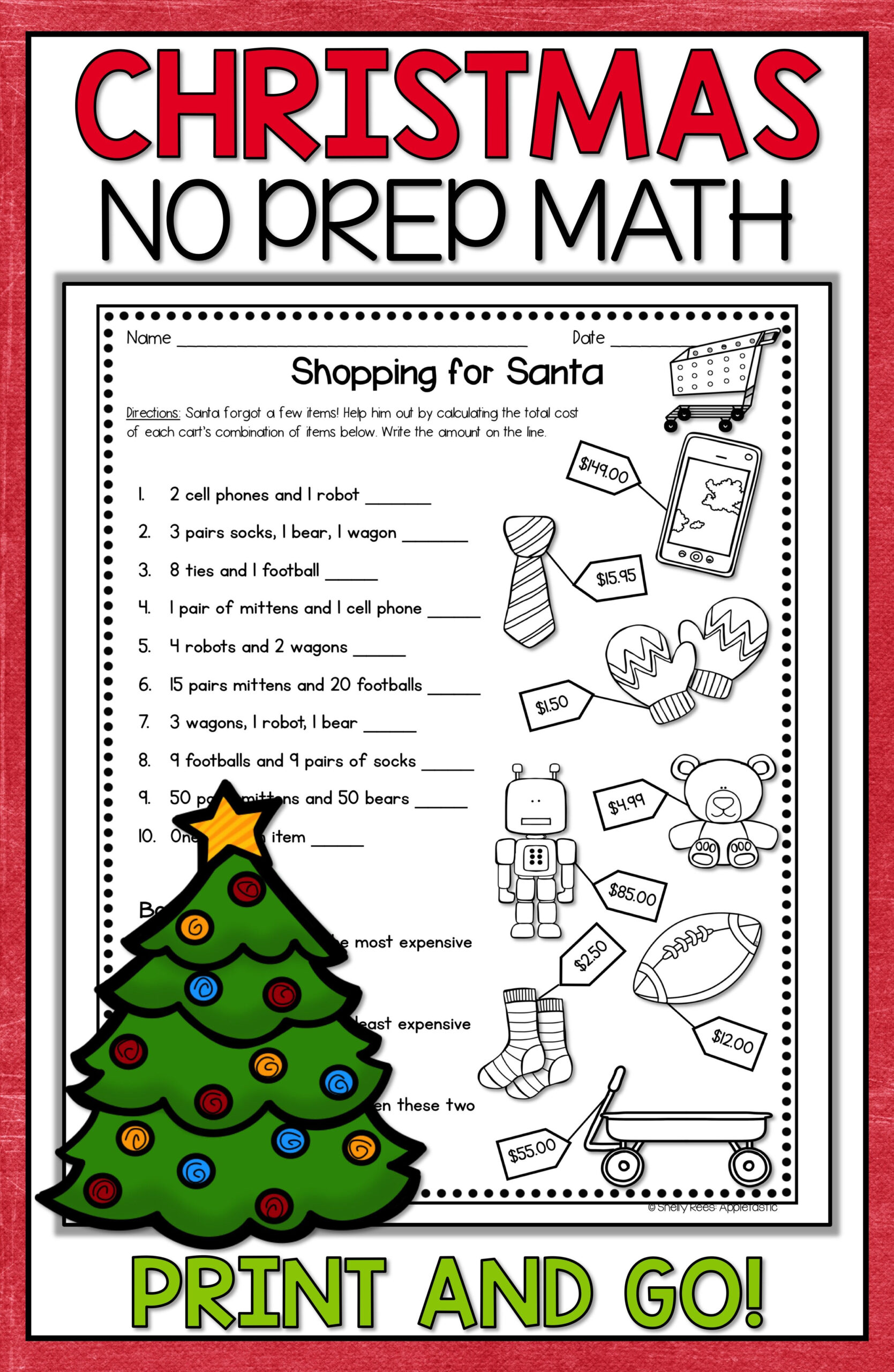 Christmas Math Worksheets | Christmas Multiplication And Division with 6th Grade Christmas Math Worksheets