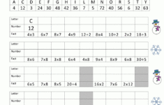 Christmas Math Worksheets with Free Printable Christmas Worksheets For 6Th Grade