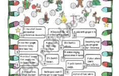 Christmas Riddles - Esl Worksheetmonika.79 intended for Christmas Riddles Worksheets