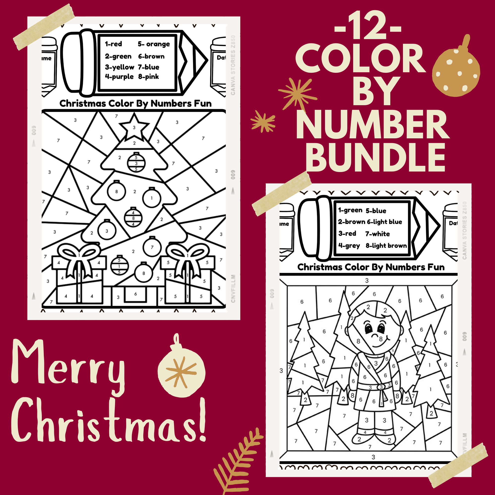 Christmas Science Winter Activity - Colornumber - Winter inside Christmas Science Worksheets Free