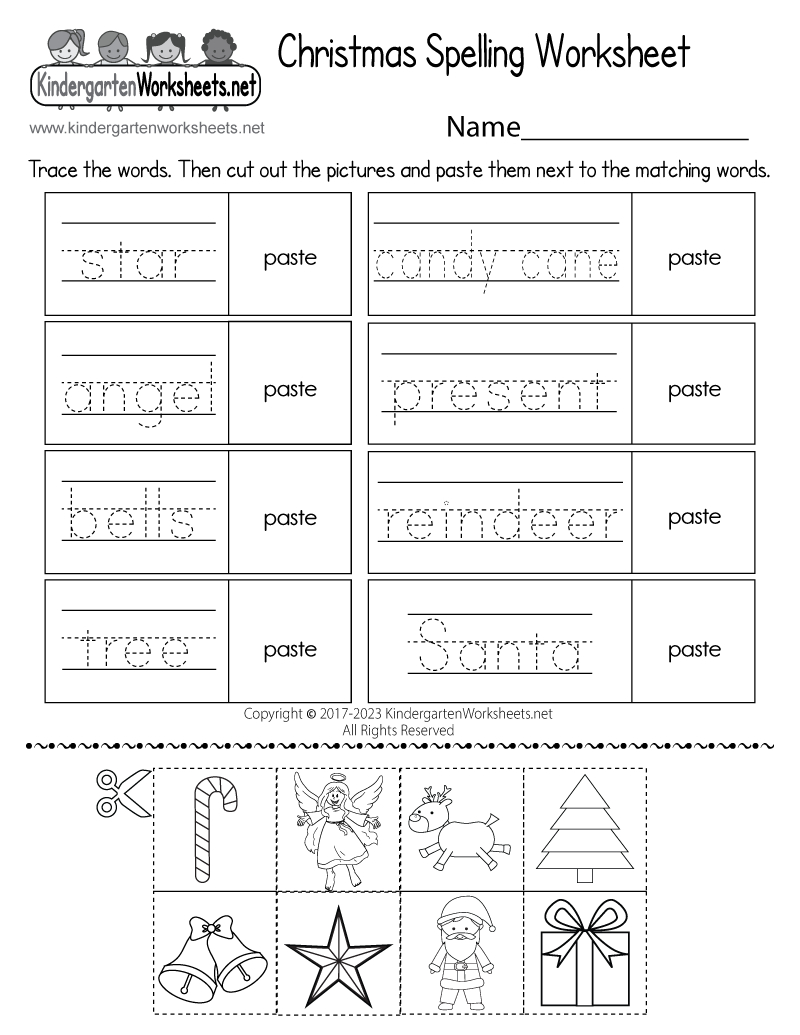 Christmas Spelling Worksheet - Free Printable, Digital, &amp;amp; Pdf with Free Christmas Spelling Worksheets