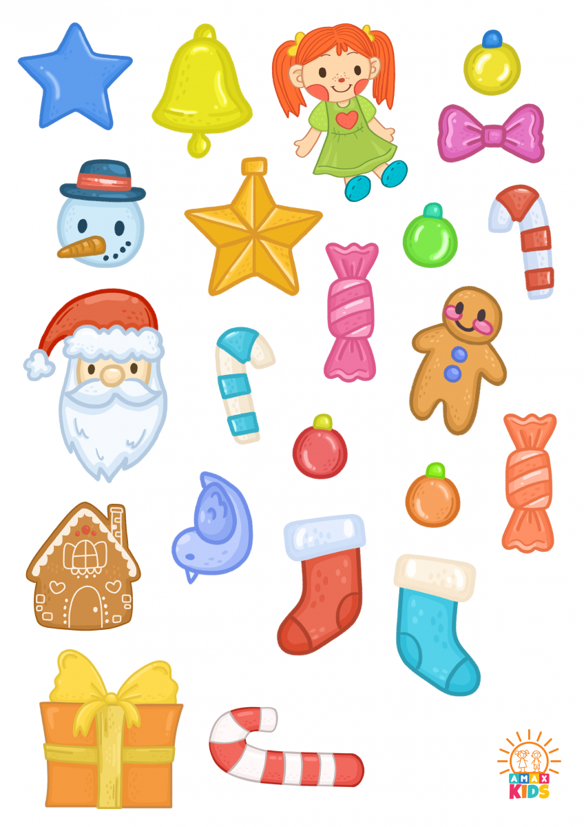 Christmas Tree Decoration – Printable Cut And Paste Worksheets For with regard to Kindergarten Christmas Cut And Paste Worksheets