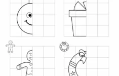 Christmas Worksheet - Symmetry Drawing | Planerium - Worksheets within Christmas Symmetry Worksheets Free