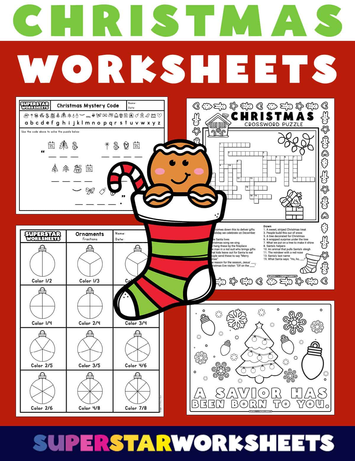 Christmas Worksheets (Free Printables) - Superstar Worksheets within 1St Grade Christmas Worksheets Free