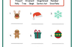 Christmas Worksheets - Readingvine within Printable Christmas Vocabulary Worksheets