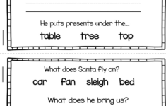 December Reading And Writing - Christmas - Free Book — Keeping My inside Christmas Reading Worksheets 1St Grade