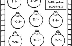 Easy Christmas Math Worksheets - Free! - Kids Activity Zone for Christmas Math Facts Worksheets