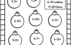 Easy Christmas Math Worksheets - Free! - Kids Activity Zone within 7Th Grade Christmas Math Worksheets