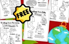 Free Christmas Around The World Worksheets (20 Pages!) - Leap Of throughout Free Printable Christmas Around the World Worksheets