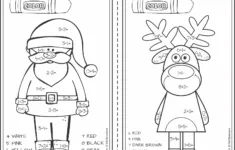 Free Christmas Colornumber Addition Within 10 | Km Classroom in Christmas Math Addition Color by Number Worksheets