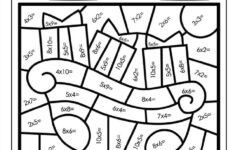 Free Christmas Colornumber (Pdf Printables) with regard to Christmas Math Coloring Worksheets