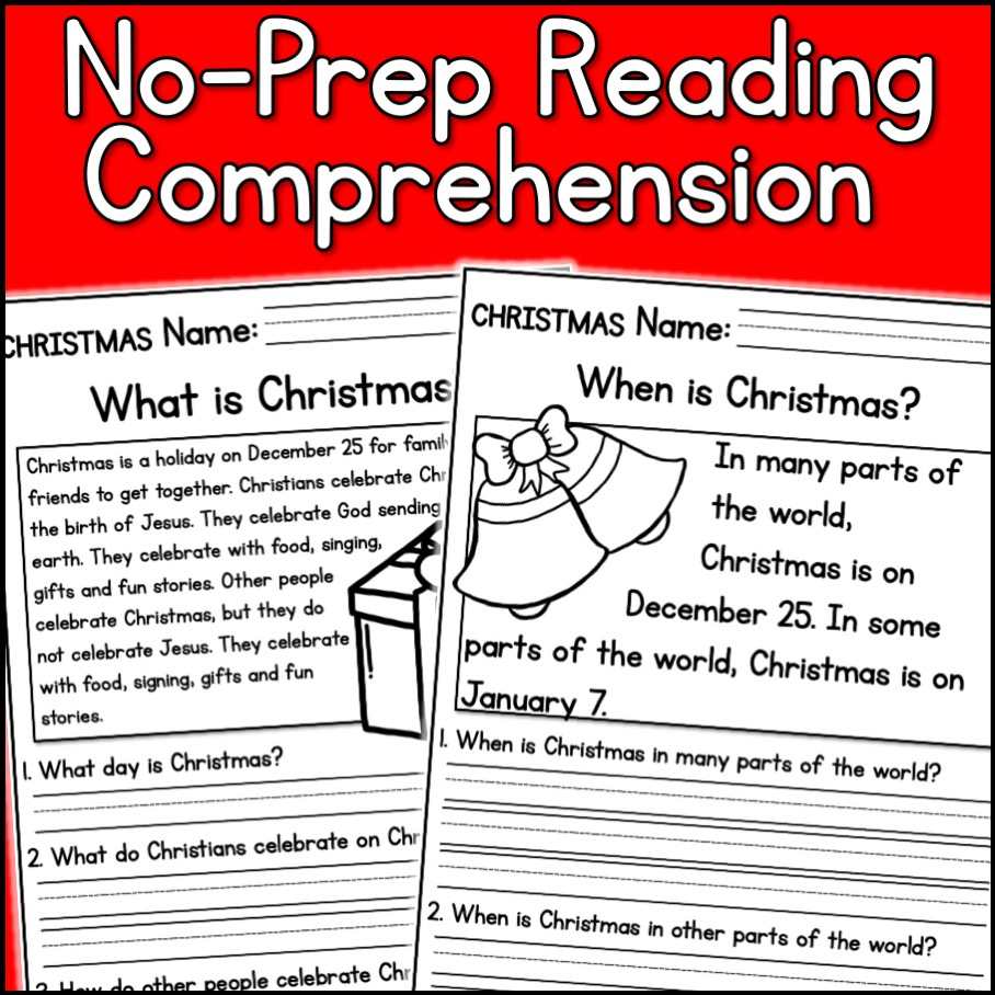 Free Christmas Comprehension Worksheet Grade 2, Download Free pertaining to Free Christmas Reading Comprehension Worksheets For 2Nd Grade