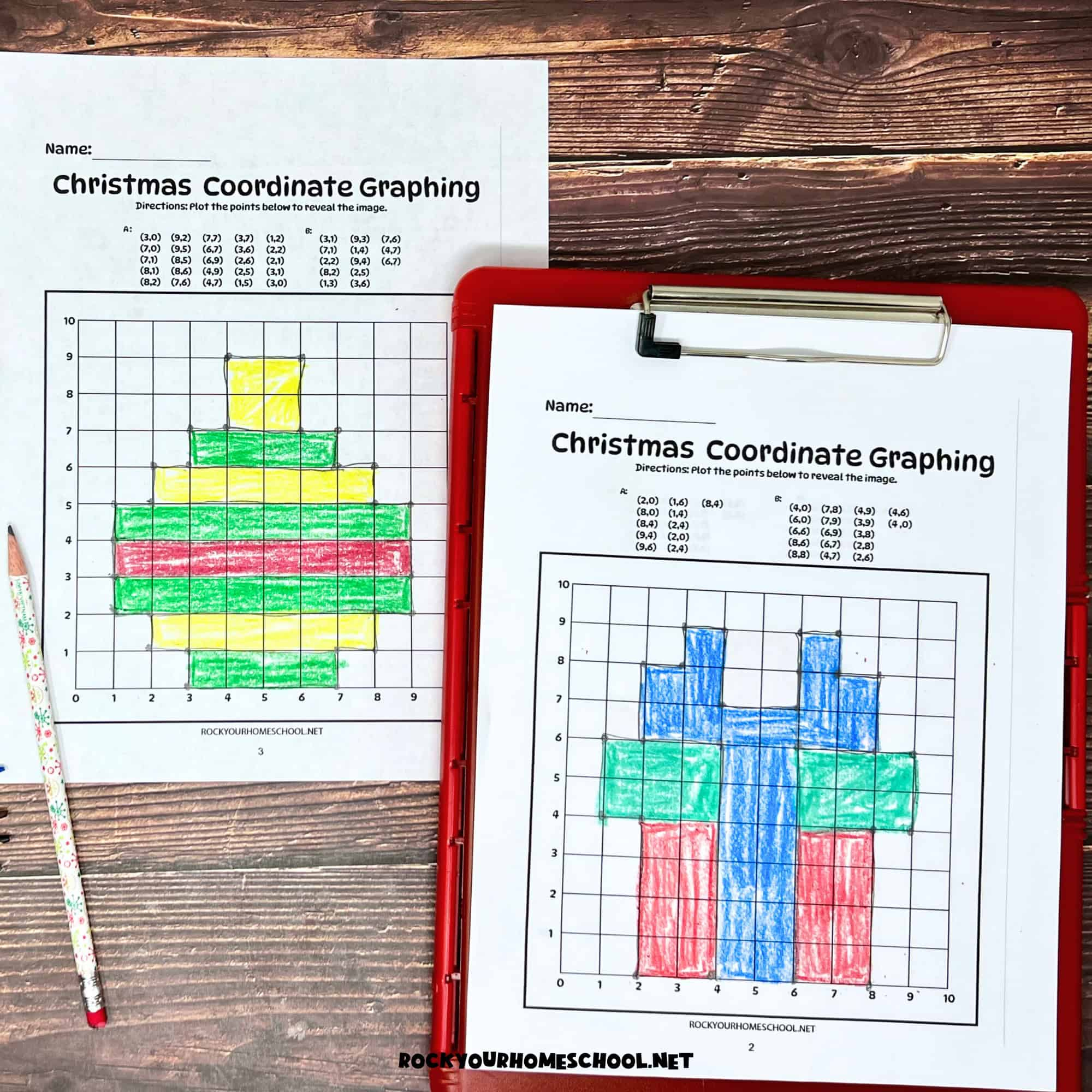 Free Christmas Coordinate Graphing Worksheets For Holiday Fun pertaining to Father Christmas Graphing Worksheets