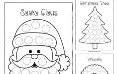 Free Christmas Do-A-Dot Printables - Lemon And Kiwi Designs with Dot Dot Christmas Worksheets