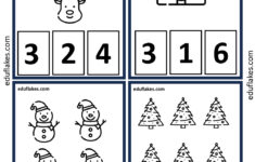 Free Christmas Math Worksheets For Kindergarten - Eduflakes regarding Christmas Themed Math Worksheets For Kindergarten