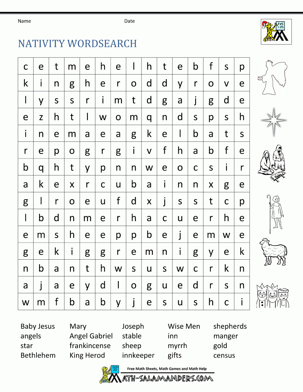 Free Christmas Worksheet Middle School, Download Free Christmas in Middle School Christmas Worksheets