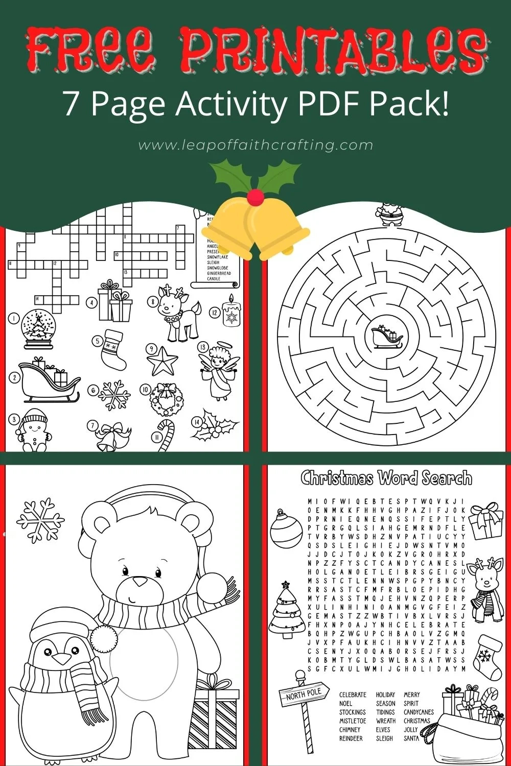 Free Christmas Worksheets: Coloring Sheets, Word Search &amp;amp; More for Christmas Activities Worksheets Free