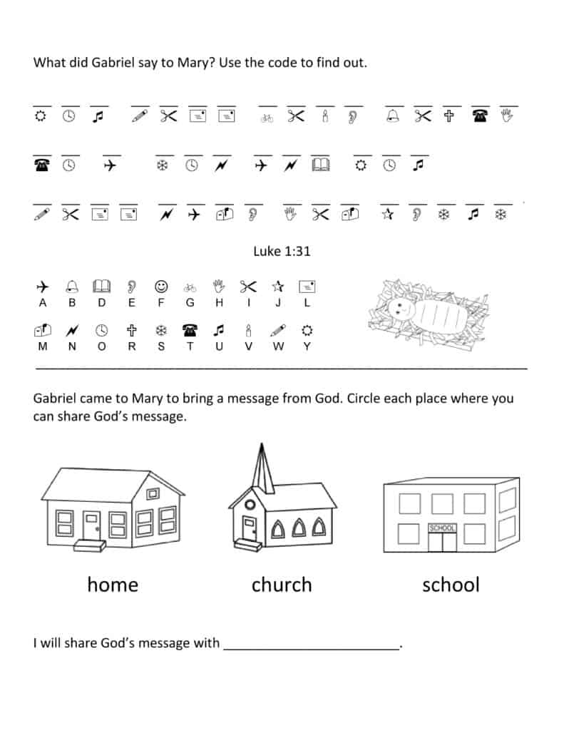 Free Christmas Worksheets For Kids (Free Printable Activity Sheets) with regard to Christian Christmas Worksheets Printable Free