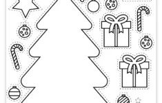 Free Printable Build A Christmas Tree Craft - Pjs And Paint regarding Christmas Tree Decoration Worksheets