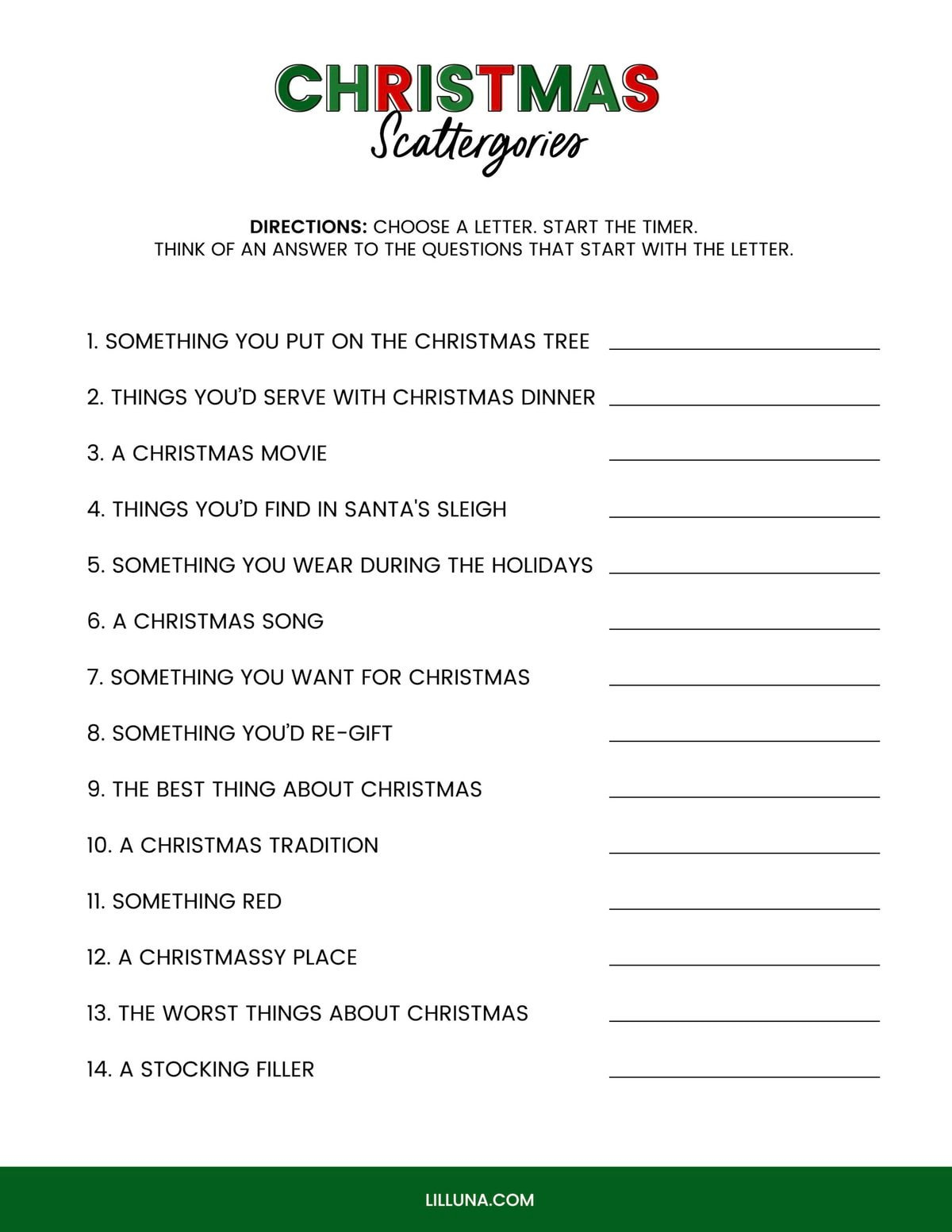 Free Printable Christmas Games {4 Freebies} | Lil&amp;#039; Luna throughout Christmas Game Worksheets For Adults