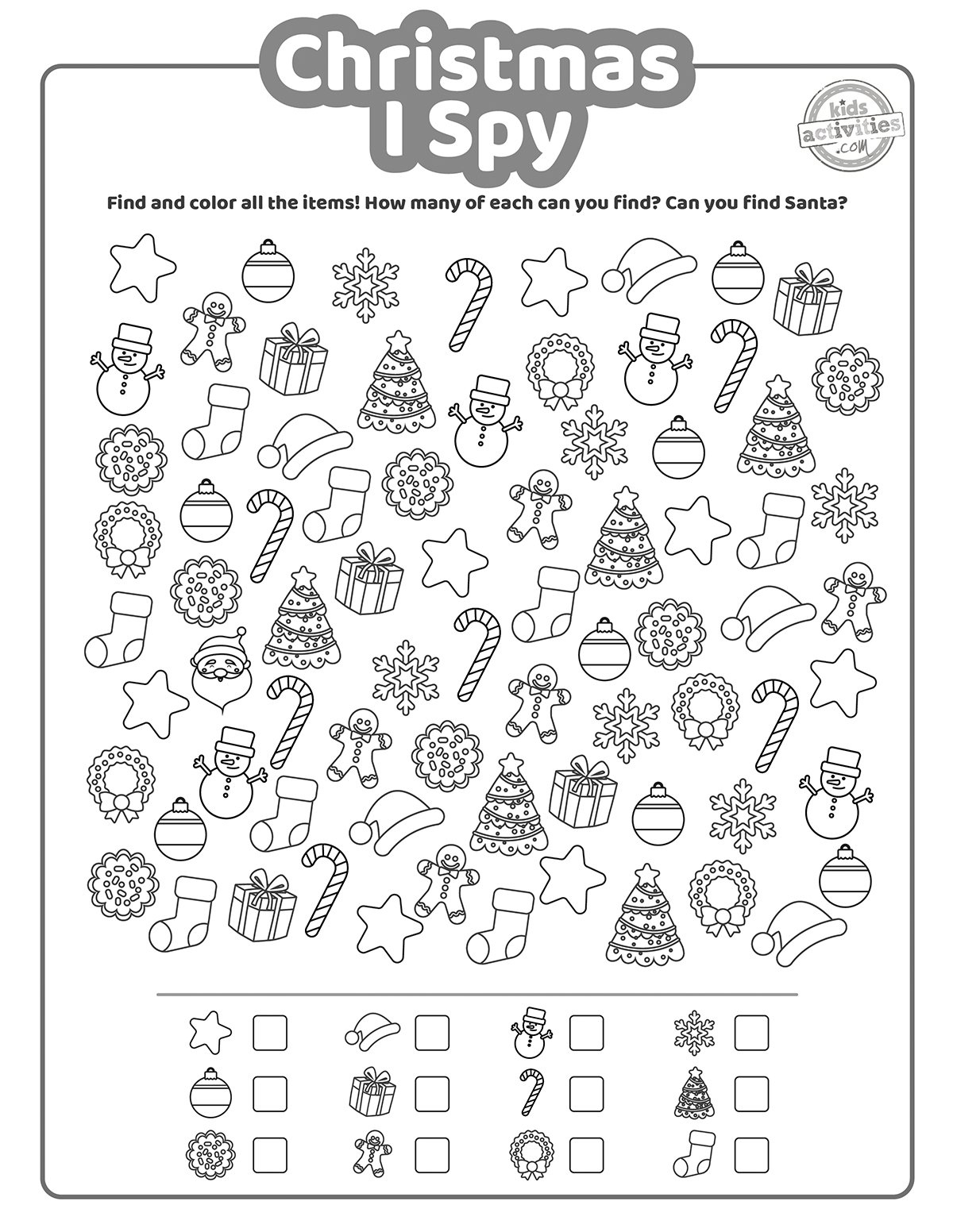 Free Printable Christmas I Spy That Are Super Fun Kids Activities Blog regarding I Spy Worksheets Christmas