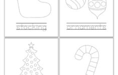 Free Printable Christmas Tracing Worksheets For Kids - The Craft throughout Preschool Christmas Tracing Worksheets