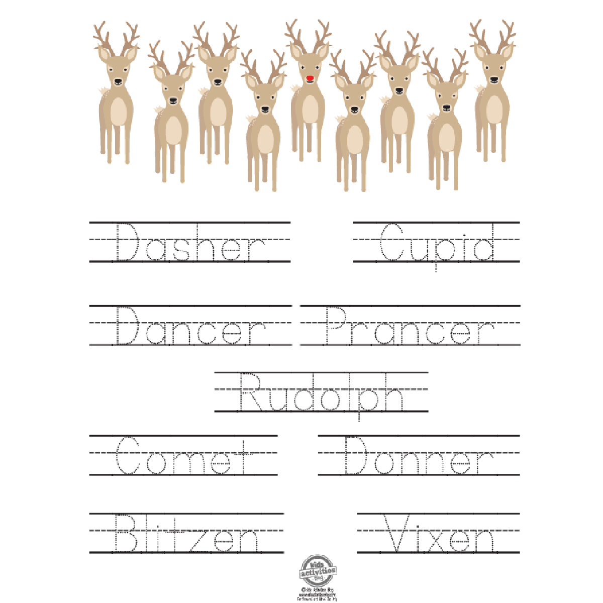 Free Printable Christmas Writing Practice Worksheets | Kids throughout Christmas Writing Worksheets Printable