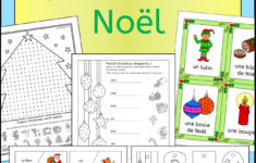 French Christmas - Noel - Fun Activities, Worksheets, Word Wall pertaining to Christmas French Vocabulary Worksheets