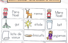 French Christmas Vocabulary | French Word Wall Cards | Vocabulaire regarding Christmas French Vocabulary Worksheets