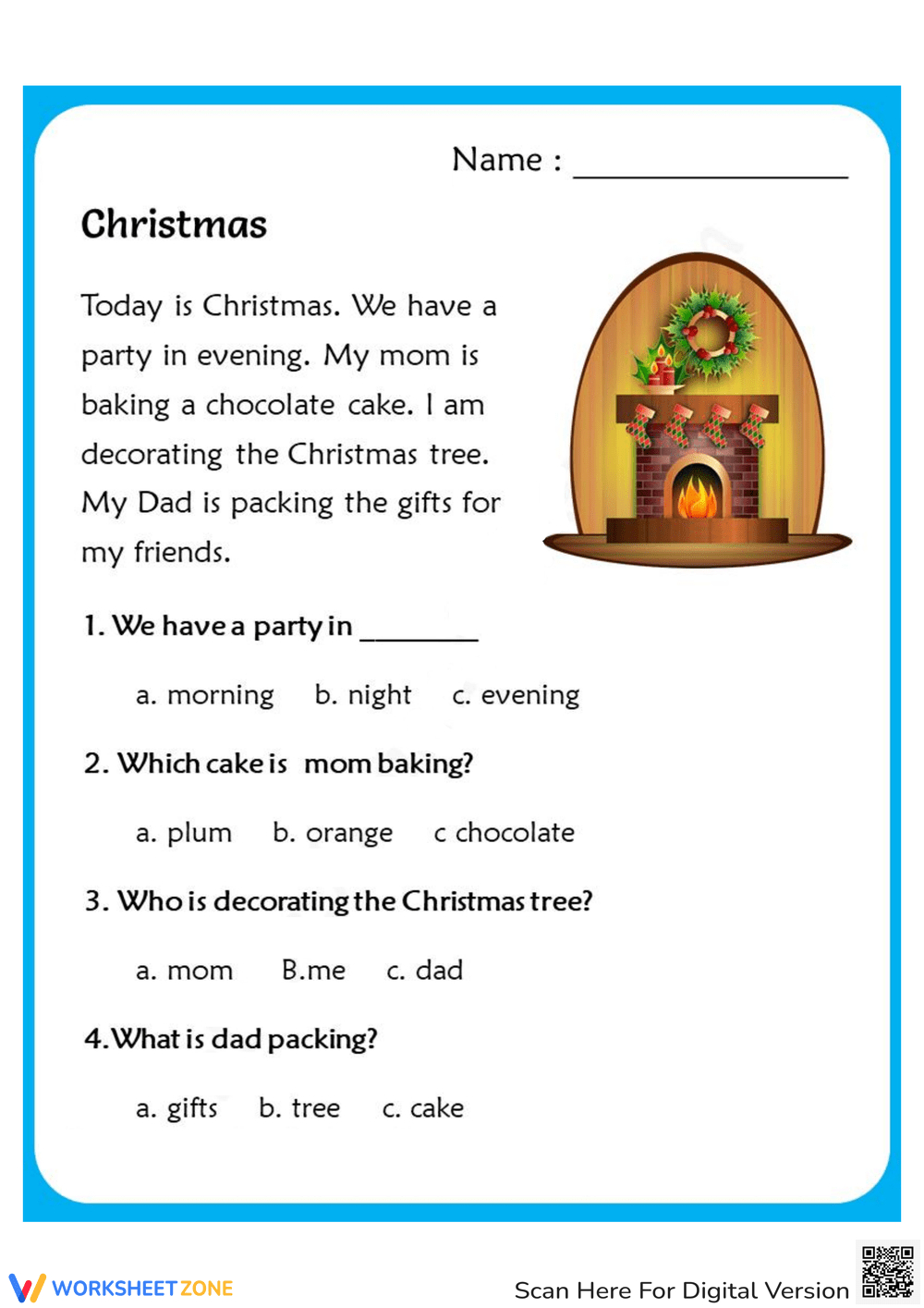 Grade 3 Christmas Comprehension Worksheets Worksheets with regard to Free Christmas Reading Comprehension Worksheets For 3rd Grade