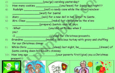 Grammar And Christmas - Esl Worksheetsofiateach intended for Christmas Grammar Worksheets