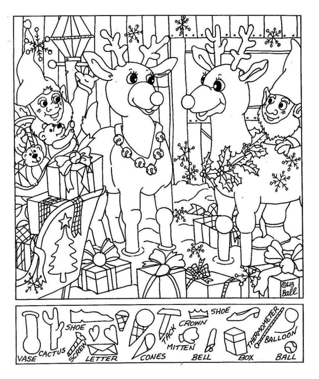 Hanukkah Hidden Picture Puzzle - Worksheets Library with Christmas Hidden Objects Worksheets