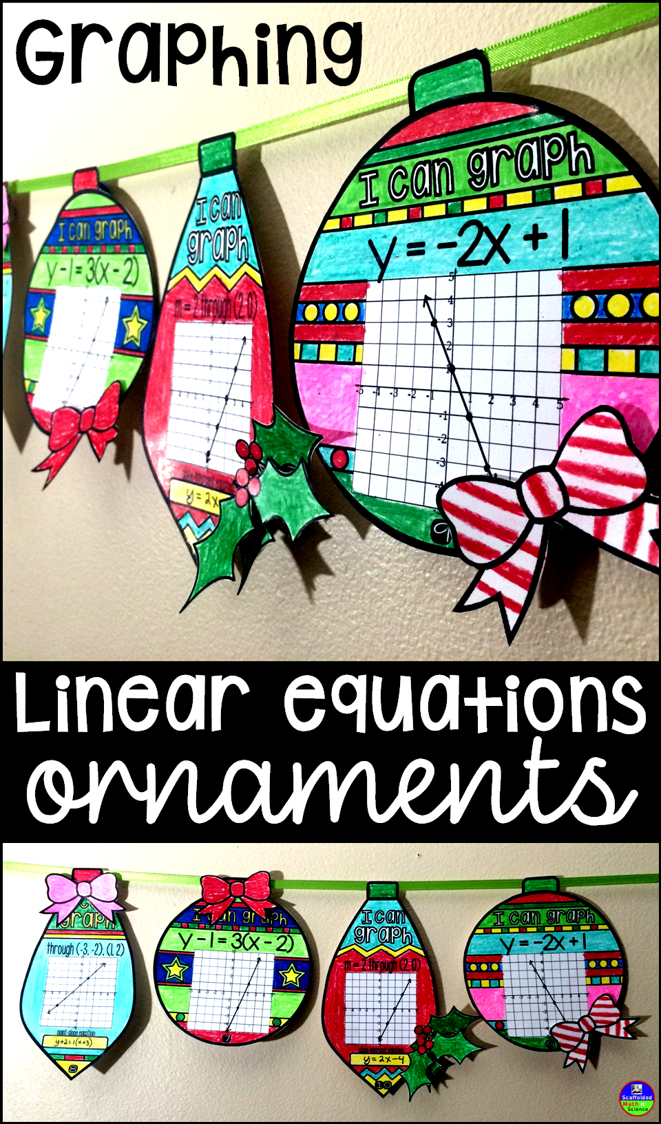 Holiday Math throughout Solving Linear Systems by Graphing Christmas Worksheets Answers