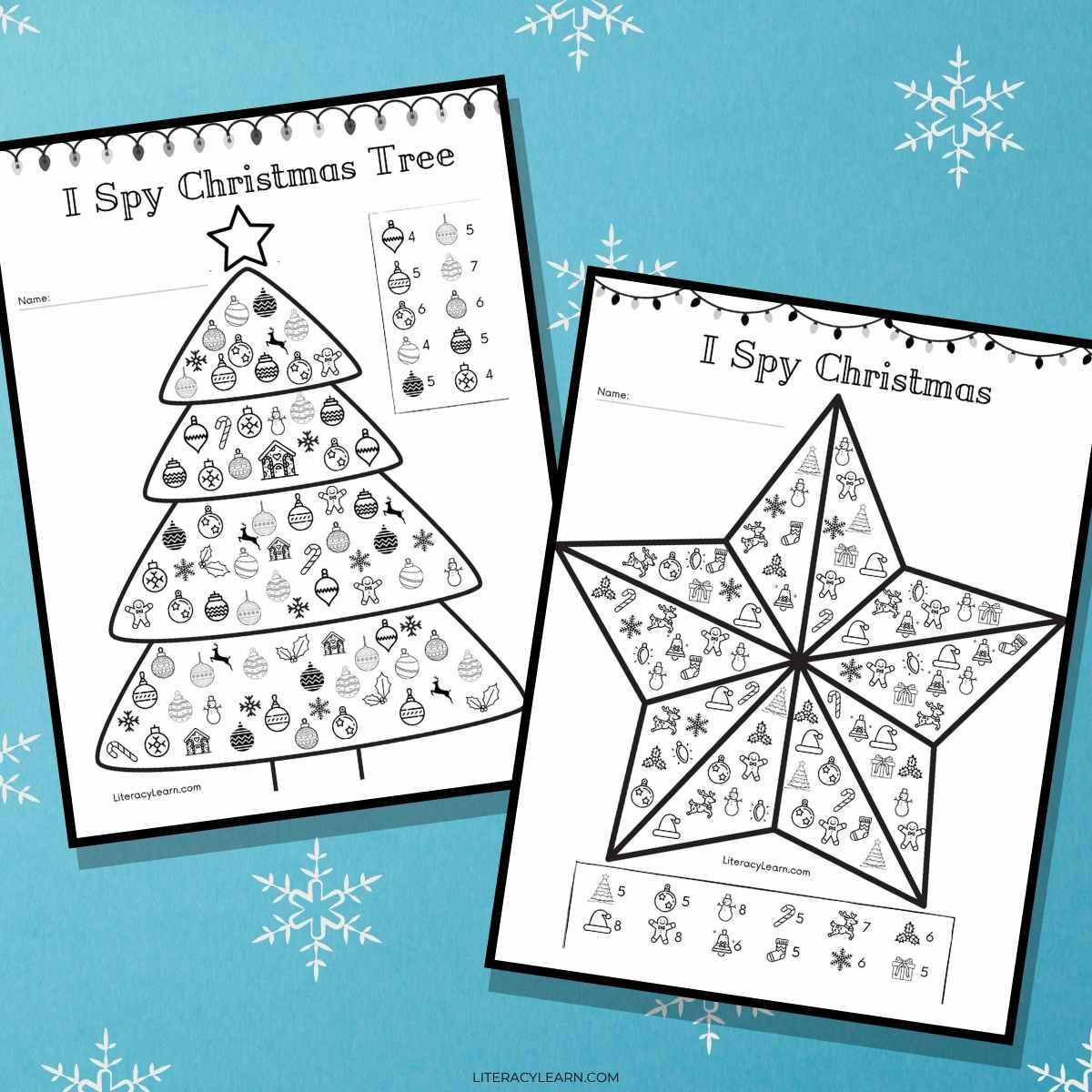 I Spy Christmas - Free Printables! - Literacy Learn throughout Free Printable I Spy Christmas Worksheets