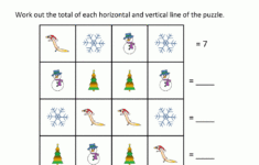 Math Christmas Worksheets First Grade for 1St Grade Christmas Math Worksheets