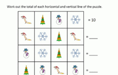 Math Christmas Worksheets First Grade with 1St Grade Christmas Worksheets